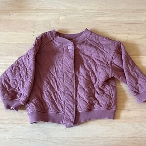 Zara Dusty Pink Quilted Jacket